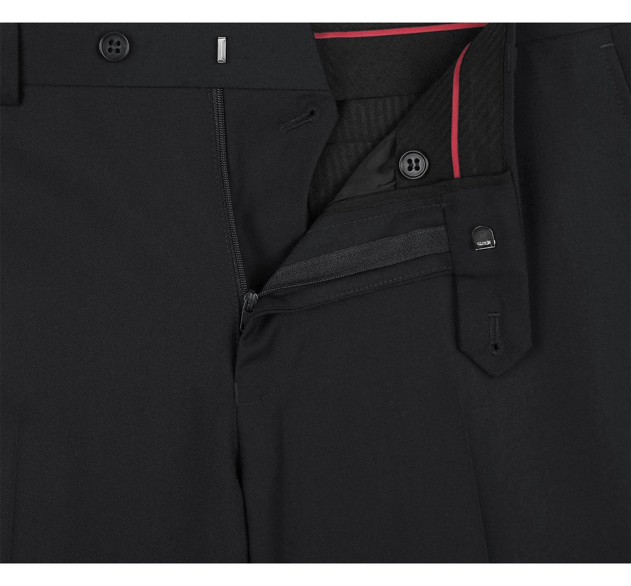 Mens Traditional Slim Fit Shawl Collar Tuxedo in Black - Image 5